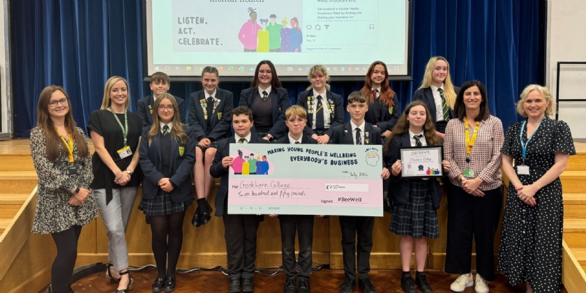 Crookhorn wins £750 to improve students' wellbeing